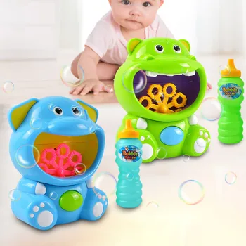 

Electric Bubble Wands Machine Bubble Maker Automatic Blower Toy Kids Soap Bubble Toy Gifts For Kids Children Outdoor Fun Toys