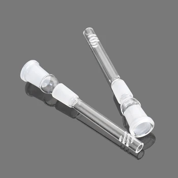 

Mini Glass Downstem Diffuser 14MM To 18MM Male Female Joint Glass Down Stem Adapter For Glass Banger Smoking Water Pipes