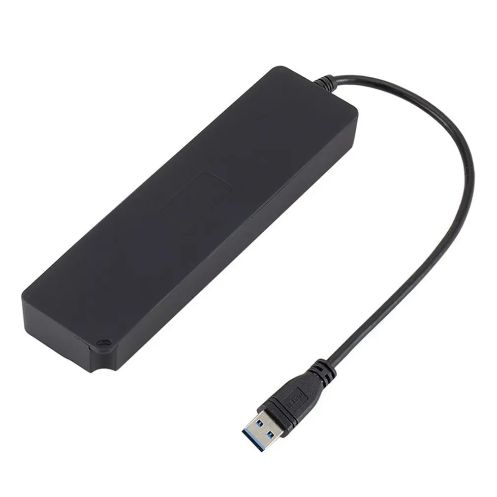 7 портов USB 3,0 концентратор 5 Гбит/с Высокая скорость включения выключения планшета передачи данных с кнопкой адаптера питания для ПК ноутбука