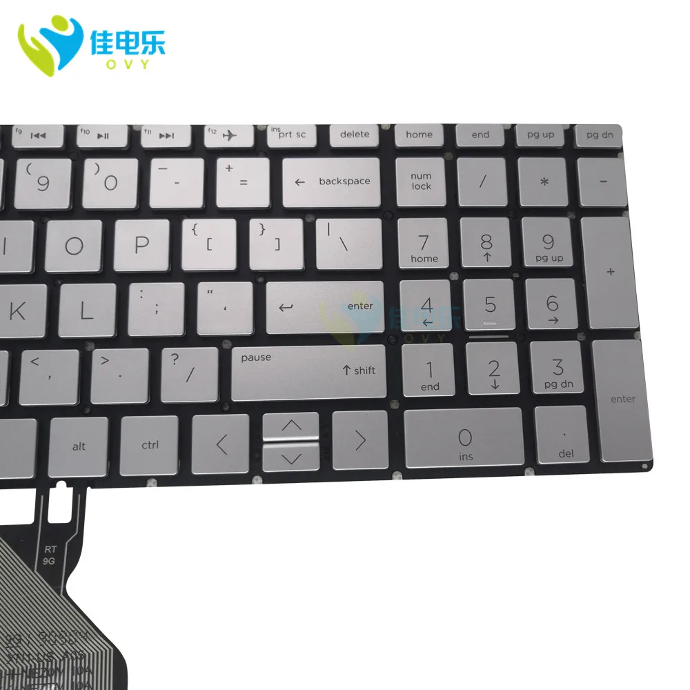 GIVWIZD Laptop Replacement US Layout Backlit Keyboard for HP 856042-001 856043-001