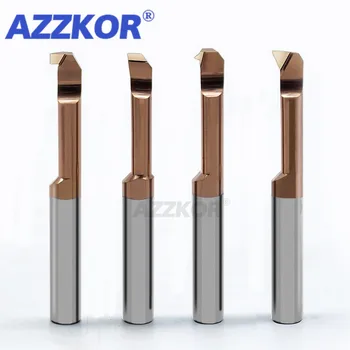 Online Carbide Lathe Boring Cutter Coated Mini Internal Turing Tool Copying AZZKOR Small Hole MTR MQR MUR 2mm 3mm 4mm 5mm 6mm