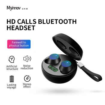 

Myinnov M11 LED Battery Display Earphone 2020 New Arrival Good Quality Sports Earphone Bluetooth is suitable for all smartphones