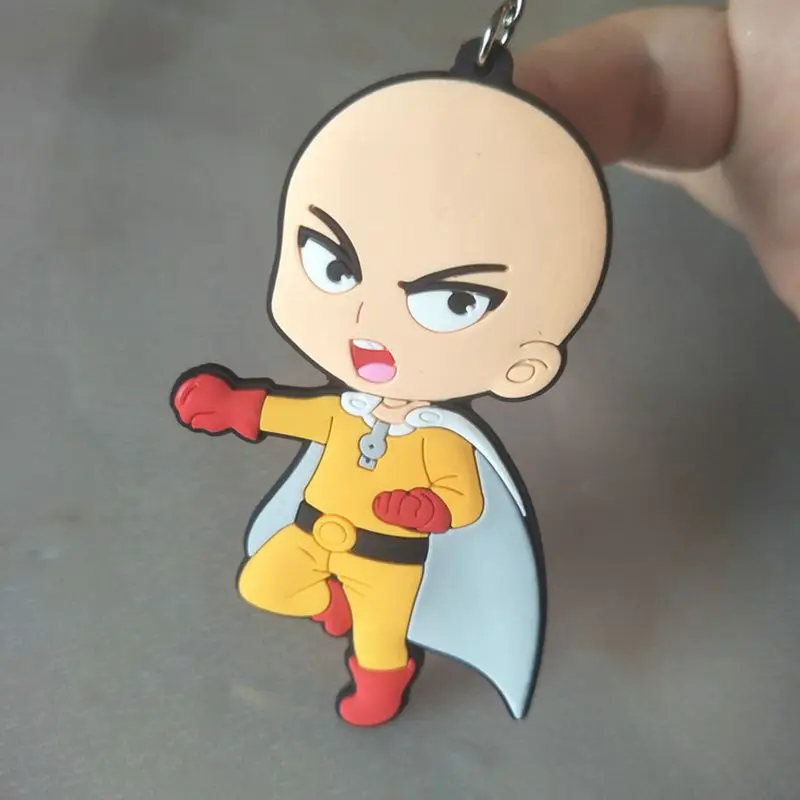 Аниме One Punch Man ПВХ анимированный Брелок фигурка игрушка-брелок Onepunch One-Punch рисунок с куклой модель игрушки