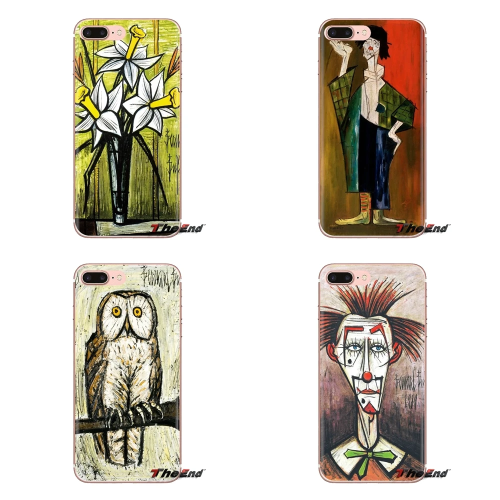 Silicone Phone Housing For Xiaomi Redmi 4 3 3S Pro Mi3 Mi4 Mi4i Mi4C Mi5 Mi5S Mi Max Note 2 Bernard Buffet Classic Paint Art |