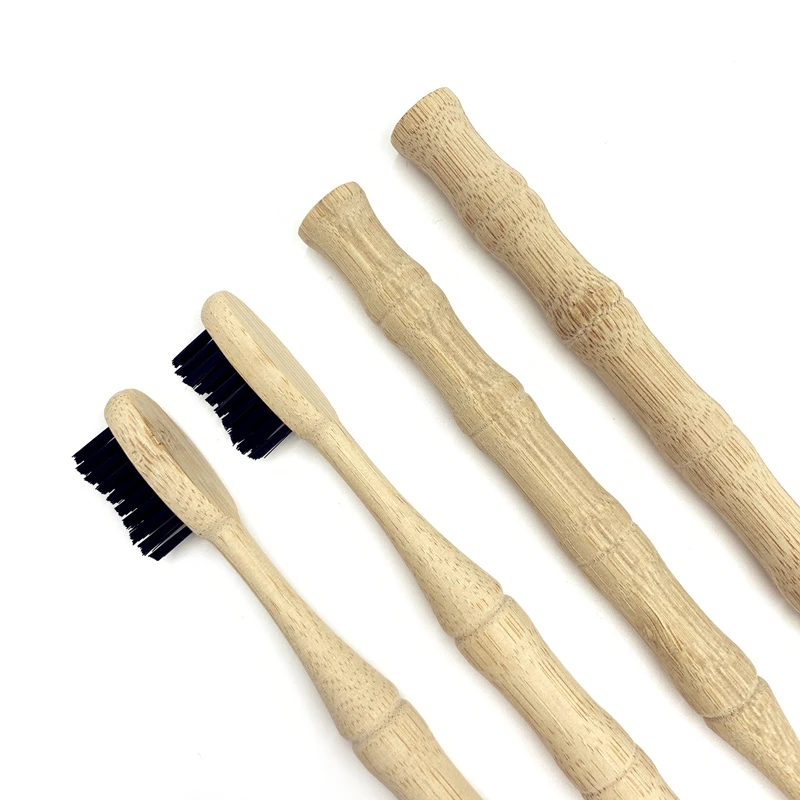 bamboo natural toothbrush  with bamboo holder soft bristles biodegradable environmental Eco friendly  family toothbrush set (5)
