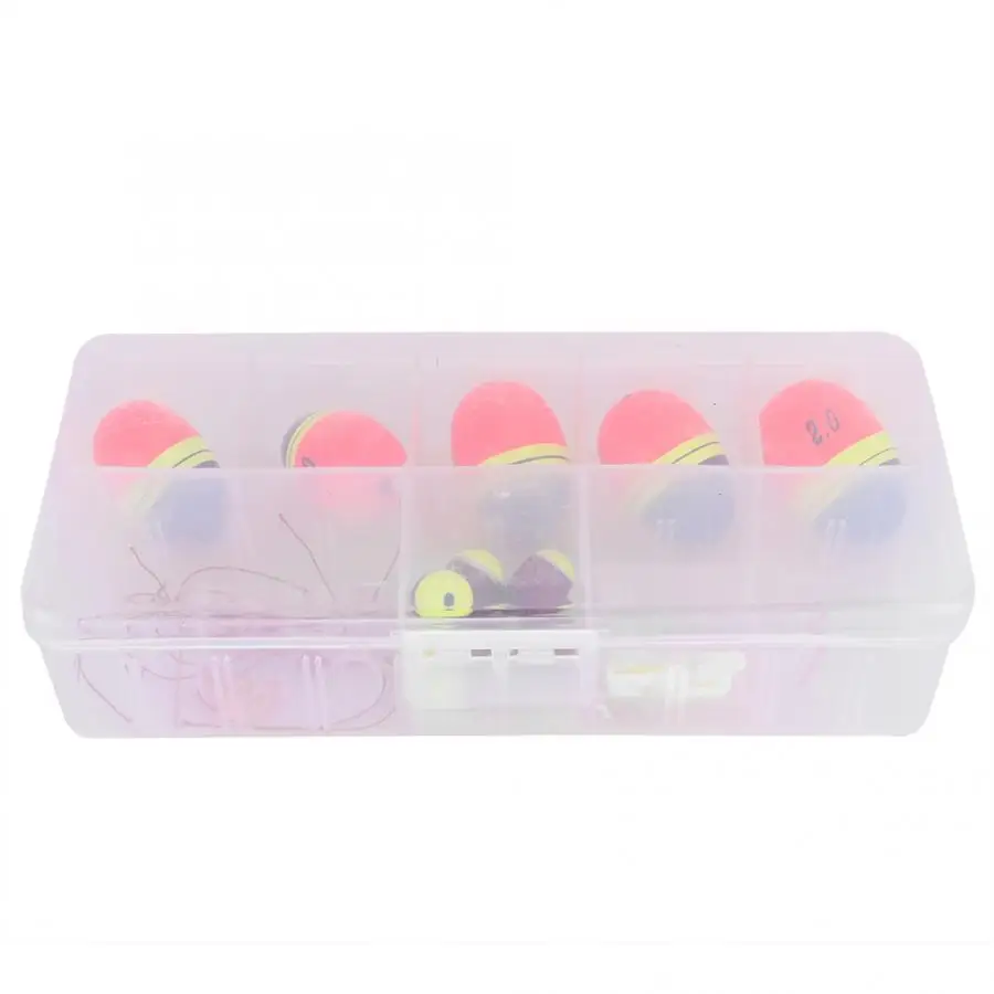 5Pcs/Lot Fishing Floats Set Buoyancy Wood Fishing Buoy Floats Bobber Set Fluctuate Mix Size Color fish floats Tackle Tool