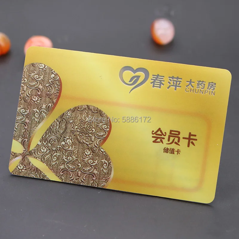 

Custom Printing PVC VIP gift loyalty card Plastic Membership Cards