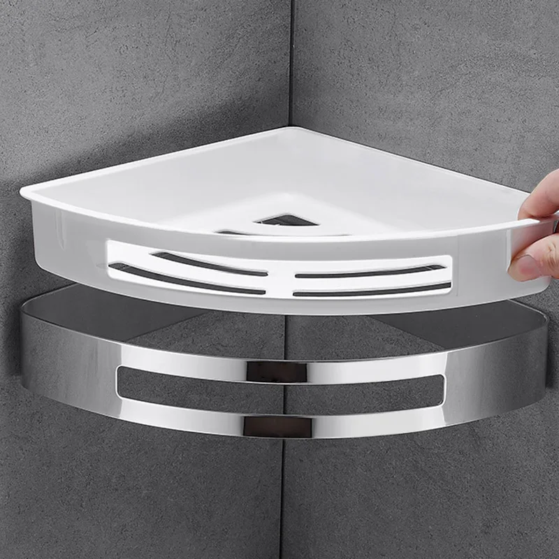 Stainless Steel Shower Shelf No Drilling Shampoo Conditioner Holder for