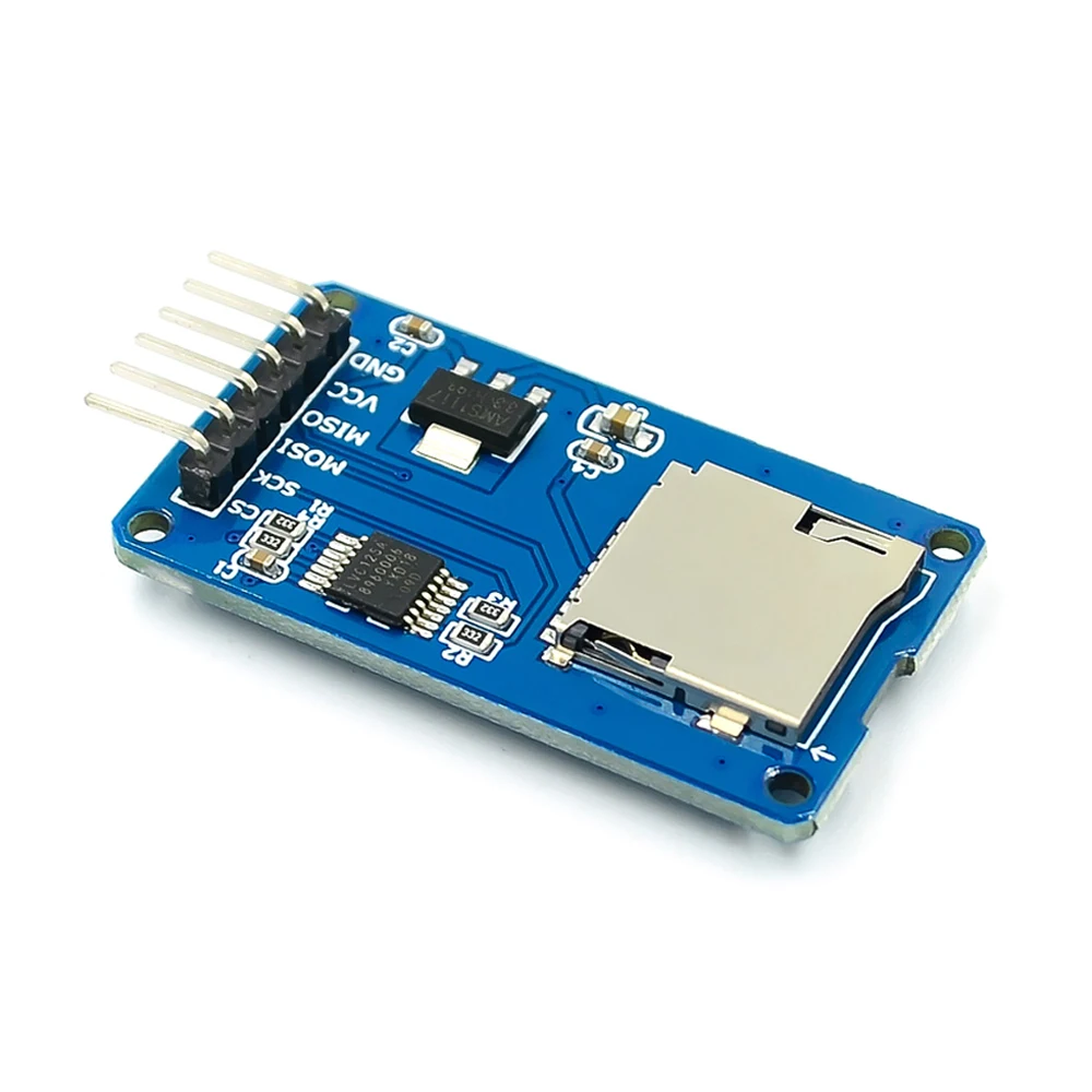 

YuXi 1pcs Micro SD card mini TF card reader module SPI interfaces with level converter chip for arduino