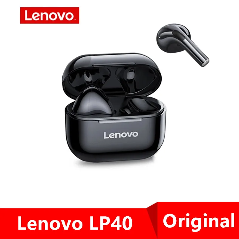 Новые оригинальные беспроводные наушники Lenovo LP40 TWS Bluetooth 5 0 Двойной Стерео