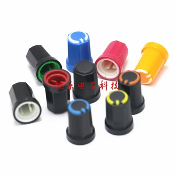 

50PCS D Axis Plastic Knob Rotary Potentiometer Encoder Volume Control Knobs Amplifier Volume Switch Knob