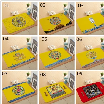 

Emperor Palace Carpet Chinese Style Court Culture Entry Slip Carpet Living Room Bedroom and Kitchen Foot Mat