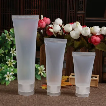 

10/15/20/30/50/ Ml Empty Portable Cosmetic Tube Squeeze Facial Cream Container Flip Cap Lotion Travel Bottle Pot Gel Box