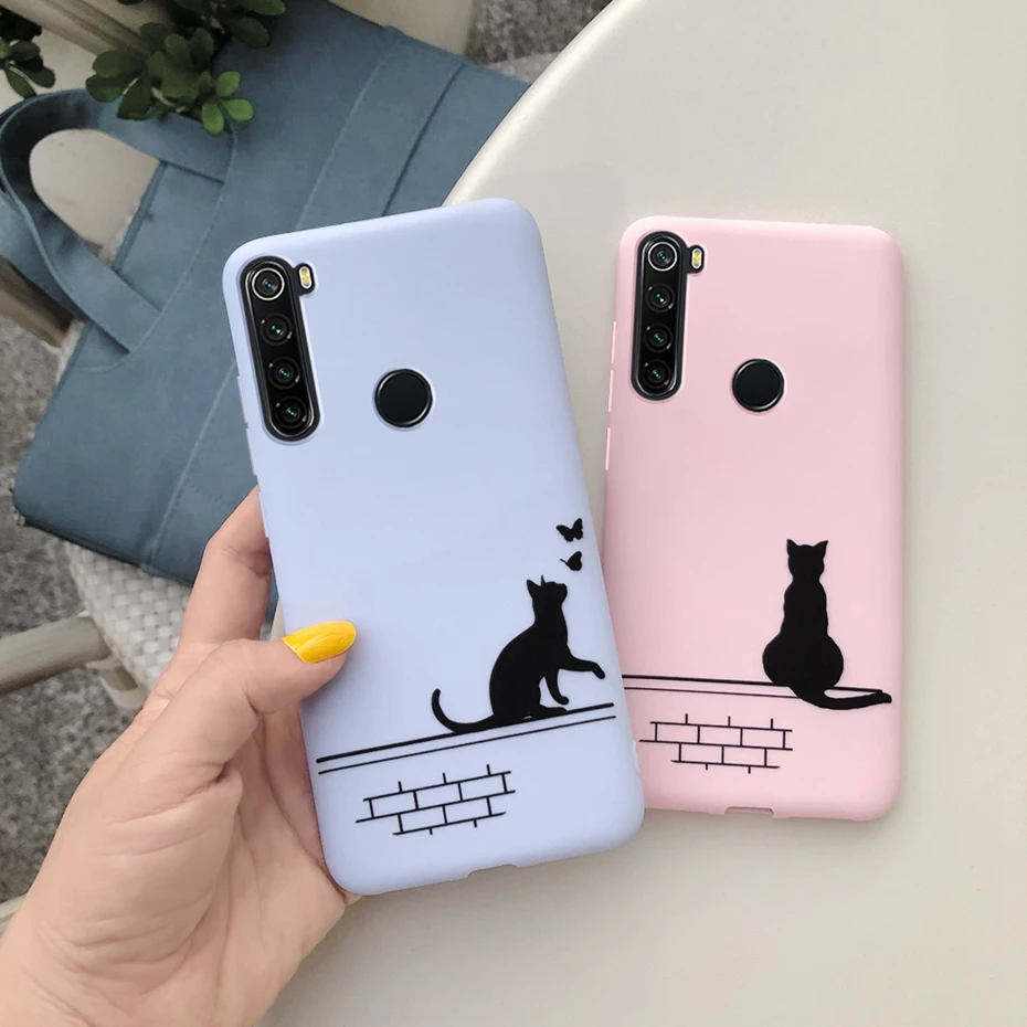 Чехол для Xiaomi Redmi Note 8 T мягкий силиконовый чехол из ТПУ с принтом конфет Xiomi Чехлы