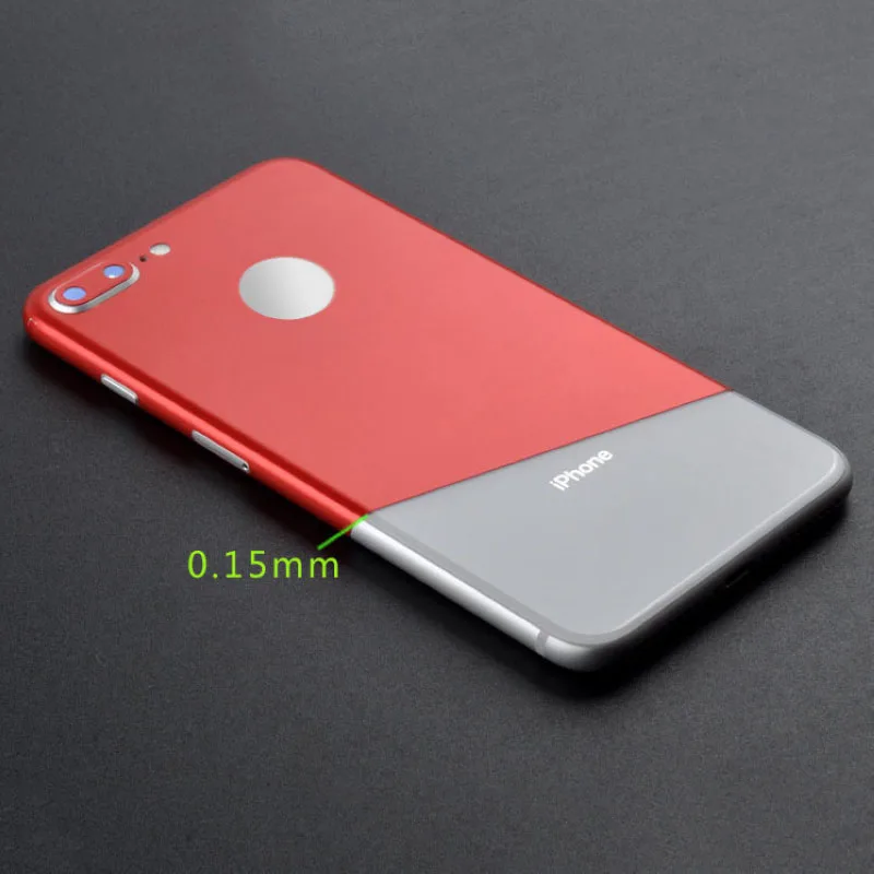 Новая роскошная пленка наклейка чехол ПВХ для iPhone 6 6S 7 8 Plus X задняя крышка DIY
