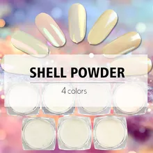 1 коробка жемчужный блеск для ногтей порошок зеркальный матовый эффект блеск Лазерная пыль Маникюр мерцающий пигмент украшение для ногтей