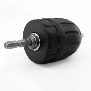 

Drill Chuck With 1/4in Hex Keyless Workshop Shank Adapter Power Tool Accessory