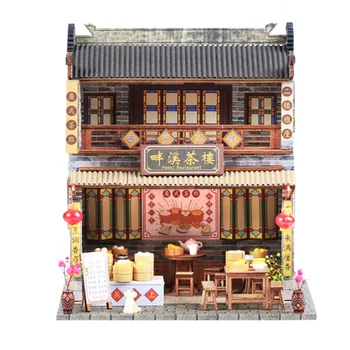 

1Pc Miniature DIY Creative Exquisite Educational Toy House Adornment House Model Mini House for Gift4 Home Party Children