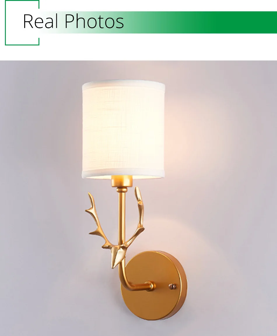 White Black Bedside Wall Lamps For Bedroom Stair Home Night Lighting LED E27 Modern Sconces Wall Lamp Indoor Lights Fixtures  (7)