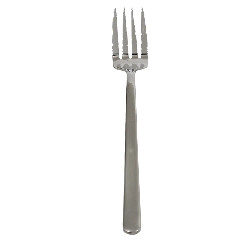 Silver fork Длинная ручка, ложка, вилка, Золотая ложка, вилка для мороженого, столовая посуда, позолоченные Десертные Ложки для чая и кофе, нержавеющая сталь - Цвет: Silver fork
