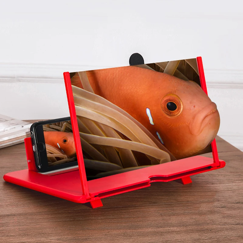 

3D Phone Screen Magnifier Stereoscopic Amplifying Desktop Foldable Bracket Mobile Phone Holder for all kinds of smart phones