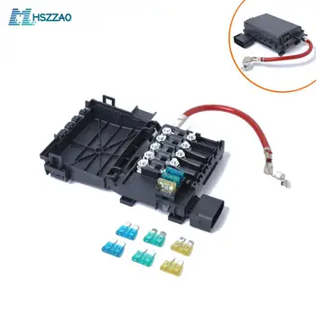 

Car Battery Fuse Box Holder Terminal 5-ways Fuse Box For VW Jetta Golf Mk4 1J0937550A/1J0937550B