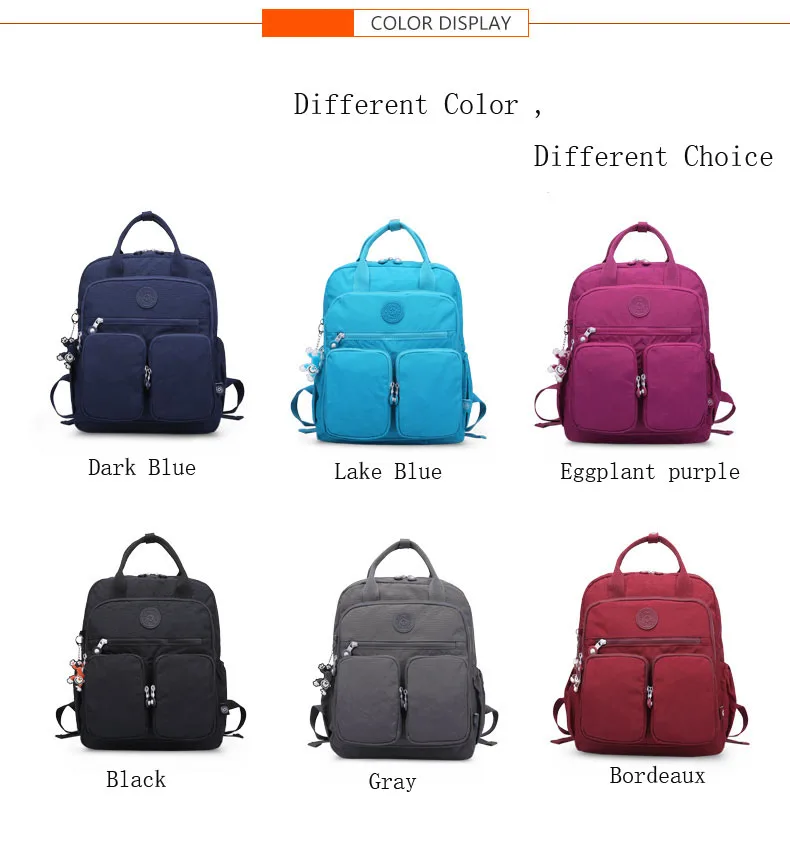 TEGAOTE, школьный рюкзак для девочек-подростков, Mochila Feminina Escolar, женские рюкзаки, сумка, нейлон, Повседневный, для путешествий, для ноутбука, женский рюкзак