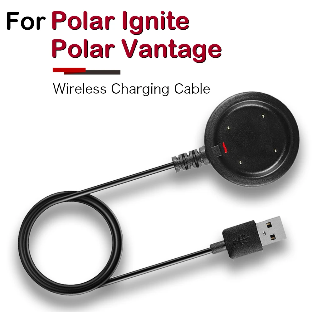 Магнитное беспроводное зарядное устройство USB для смарт-часов Polar  Vantage M V V2 IGNite GRIT X AliExpress