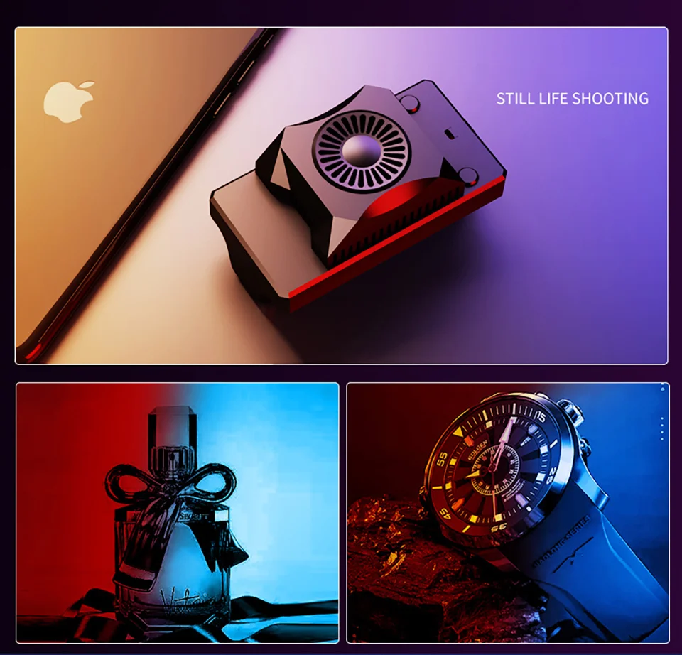 Vara de Vídeo Fotográfica para Câmera Vlog ao Vivo Colorido Preenchimento Handheld Lâmpada Flash Varinha Velocidadelight Iluminação Youtube Rgb Led Luz - Image 5