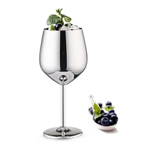 304 Нержавеющая сталь красное вино Стекло, серебро, розовое золото, бокалы сок бокал для шампанского бокал для вечеринок Кухня Инструменты 500 мл