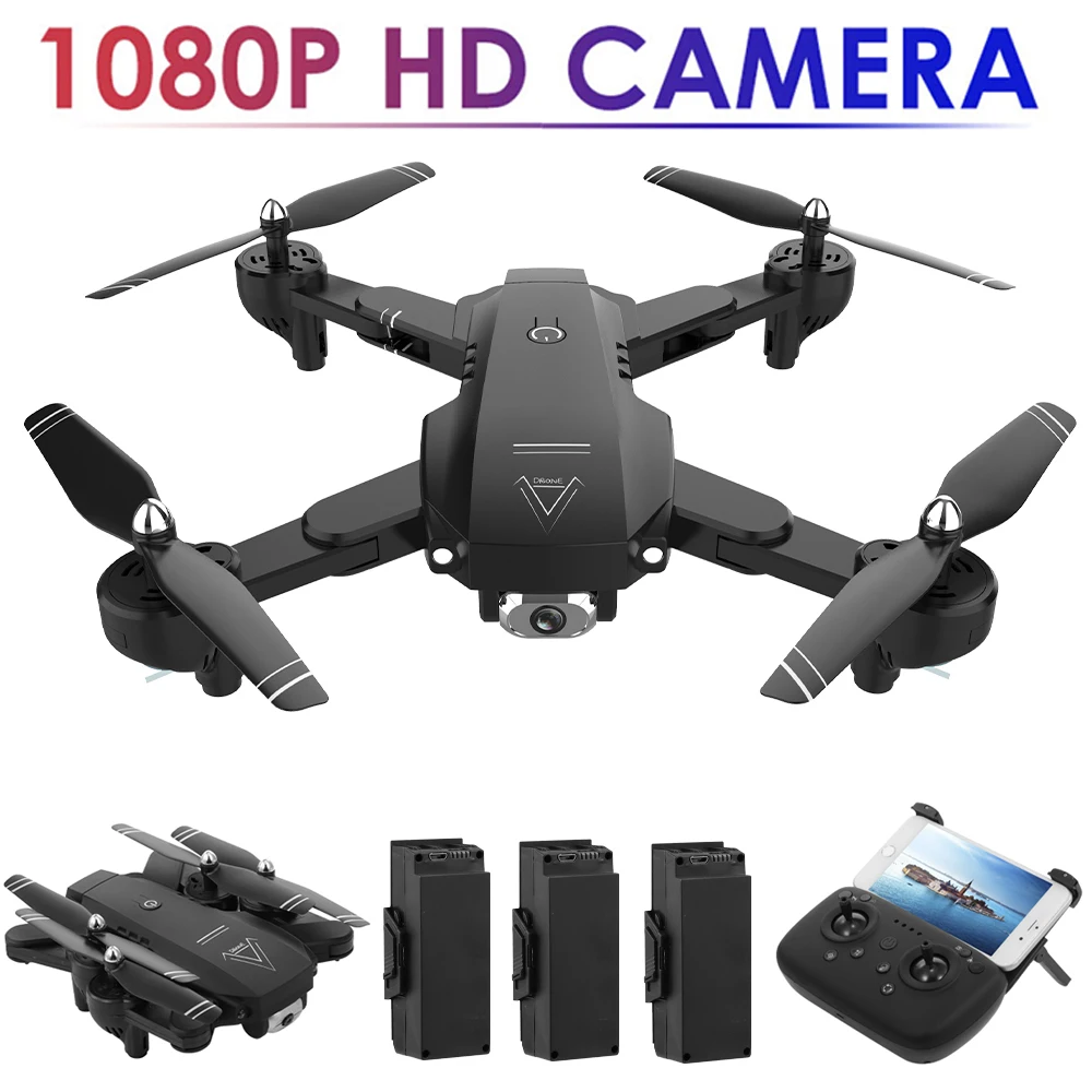 

L103 RC Drone with 1080P Camera Wifi FPV Optical Flow Position Smart Follow Foldable RC Helicopter Quadcopter 22 Min Flying Time