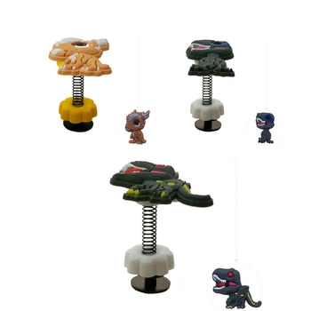 

1PC Jurassic World PVC Shoe Charms Decoration For Shoes Buckles Lovely Croc JIBZ Party Gift Shoe Accessories With Spring Buckle