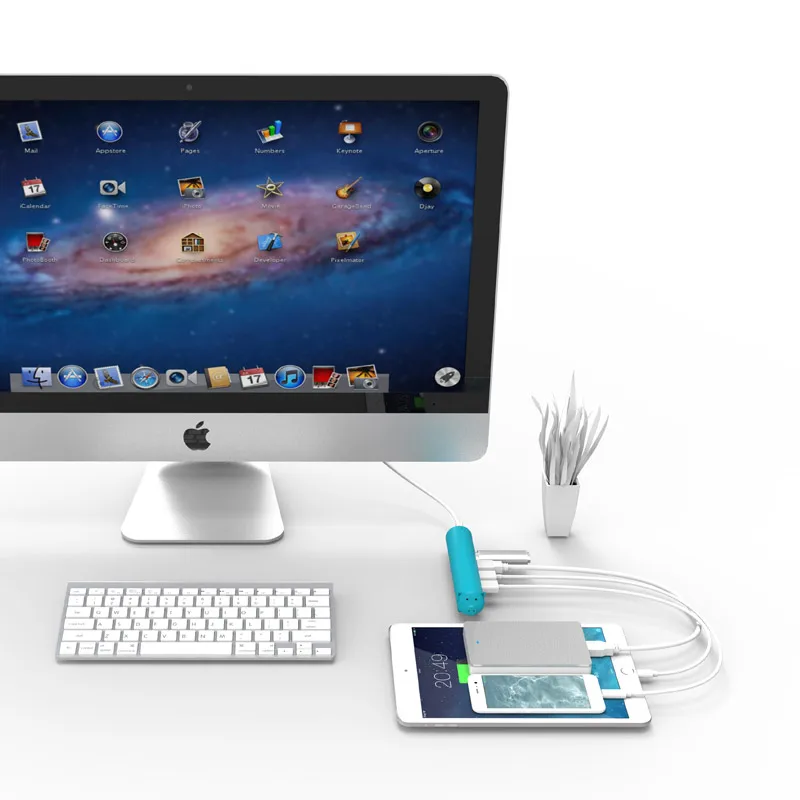 ORICO алюминиевого сплава 4-портовый 5 Гбит/с, высокая Скорость USB3.0Q meng животное-образный хаб с силиконовой втулкой, ARH4P-U3