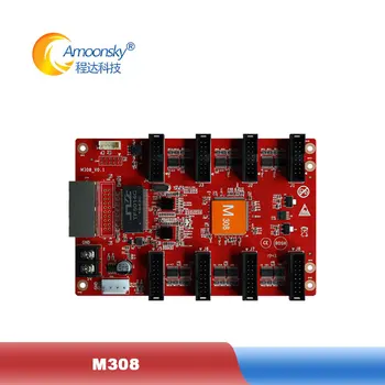 

led panel module use AMS-M308 receiving card compare to huidu control card R508 LED card for indoor outdoor led display board