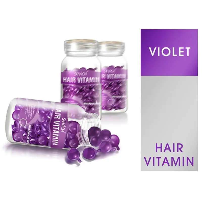 

Smooth Silky Hair Vitamin Capsule Keratin Complex Oil Hair Care Repair Damaged Hair Serum Moroccan Oil Anti Hair Loss