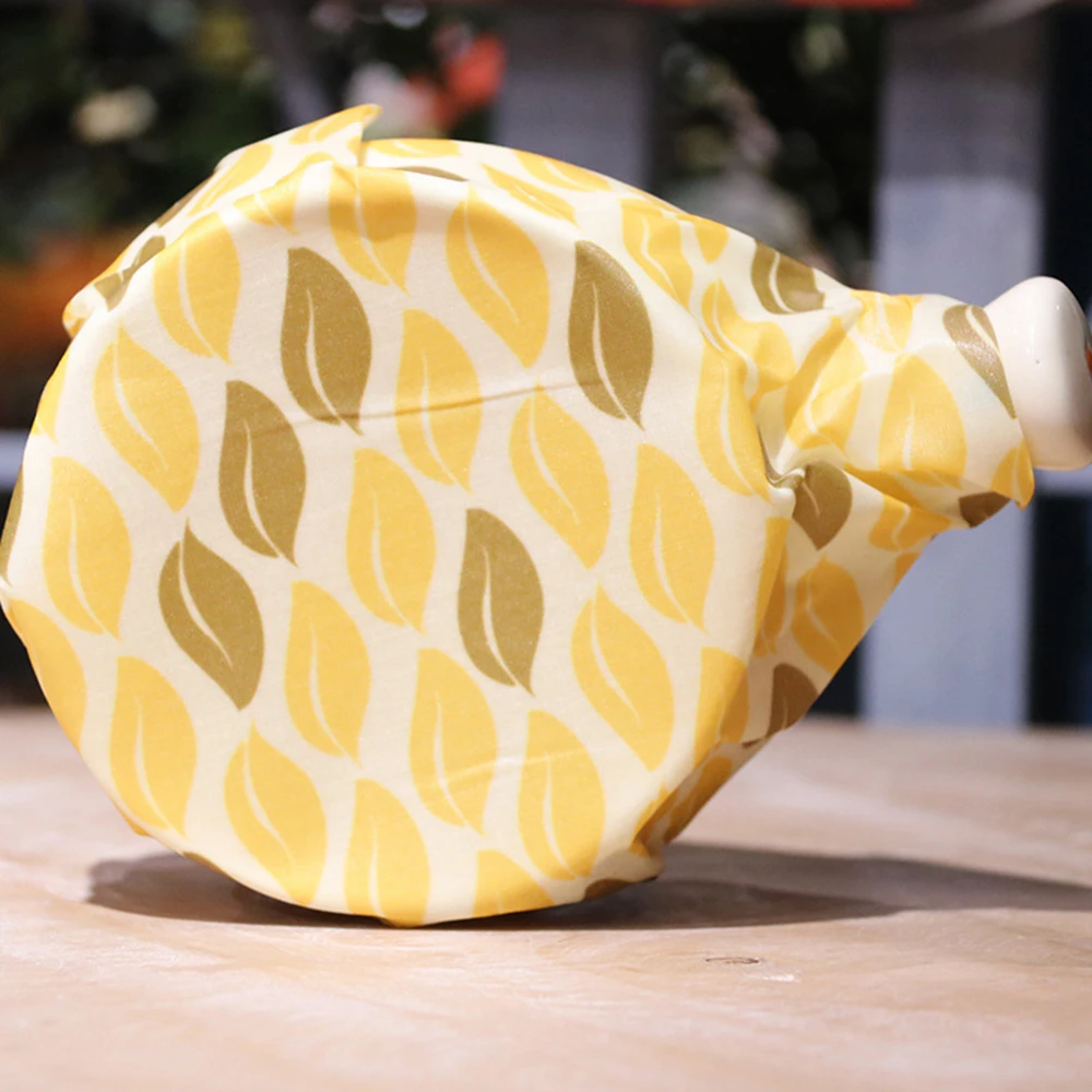 Натуральный органический хлопок новая Экологически чистая пищевая упаковка многоразовая пчелиная пленка свежая сумка для техобслуживания кухонные принадлежности