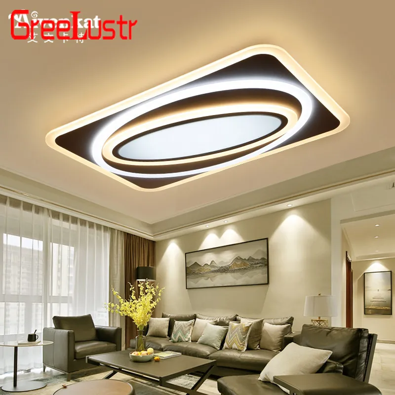 

New Acrylic Dimming Ceiling Lights For Living Bedroom Home plafonnier Modern Led Ceiling Lamp Home Decor