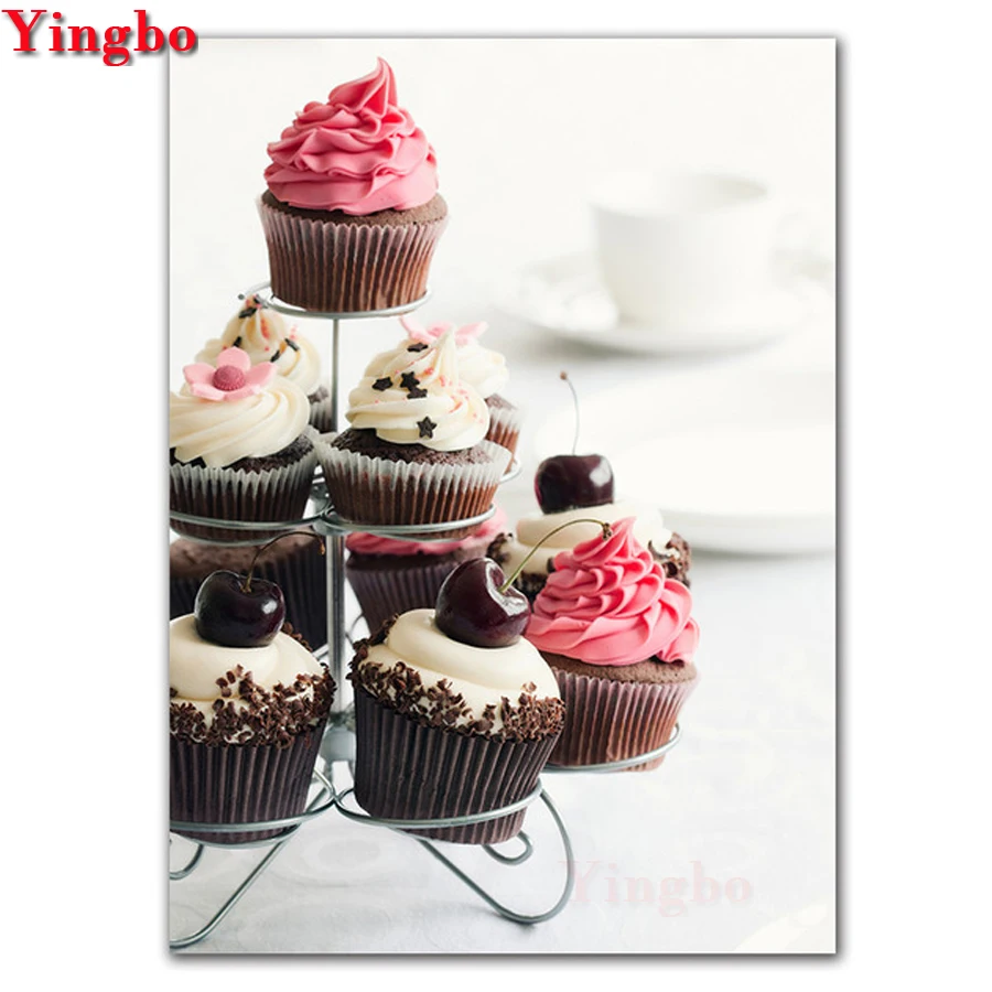 Full Square/Round Drill 5D DIY Diamond Painting still life Embroidery Fruit Cakes Cross Stitch 3D Rhinestones Mosaic art | Дом и сад