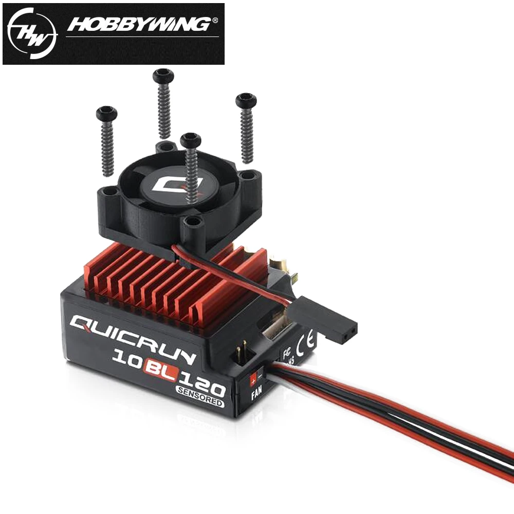 Бесщеточный контроллер скорости Hobbywing quirun 10BL120 120 А 2 3S для игрушек на