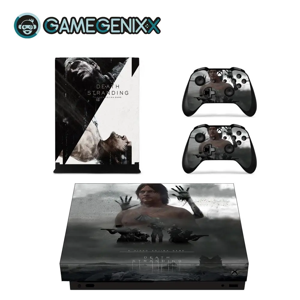Death Stranding Защитная виниловая наклейка GAMEGENIXX для консоли Xbox One X и 2 контроллеров-Death Stranding - Цвет: Death Stranding