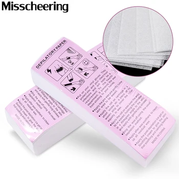 

100pcs Removal Nonwoven Body Cloth Hair Remove Wax Paper Rolls High Quality Hair Removal Epilator Wax Strip Paper