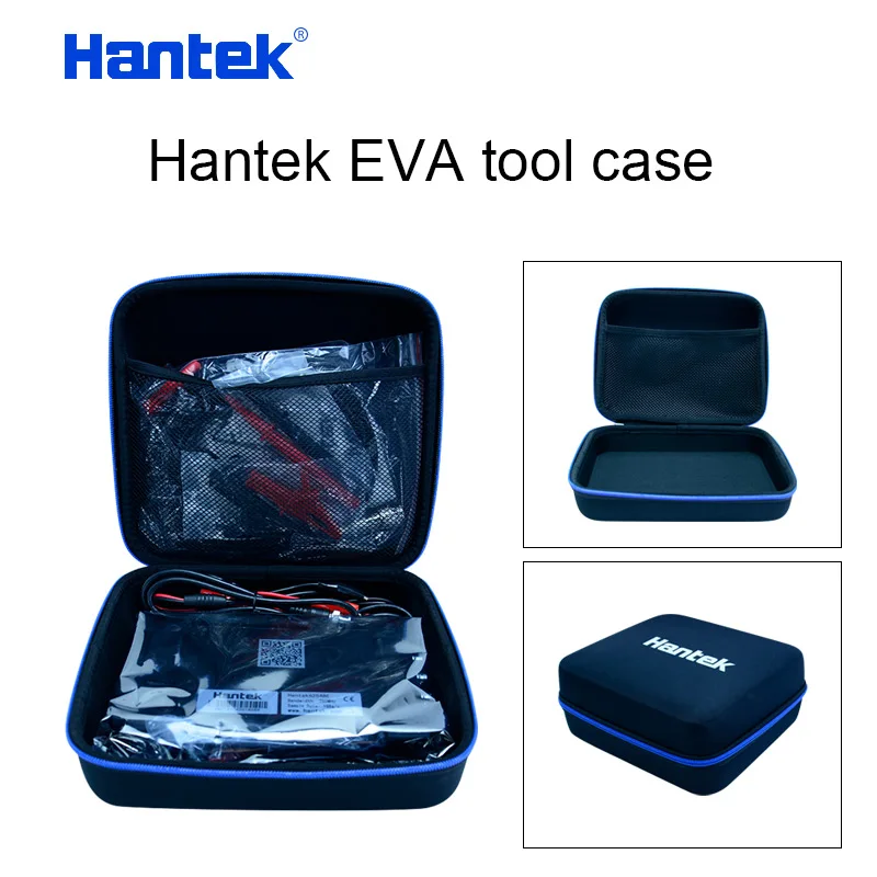 Hantek Mesh Pocket EVA Tool Case High Protection Tool Bag For Toolkit Black Multi-Purpose Tool Bag Pouch Bag 23*18*8*CM EVA Bag images - 6