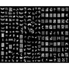 Fashion Design BIG SIZE Konad Stamping Nail Art Template DIY Nail Salon Image Plate (A/B  Style Choose) Free Shipping 4