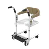 Nursing elderly manual adjustment multi-function toilet chair bath chair transfer wheelchair 3