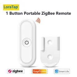 Wireless ZigBee 3.0 Remote with 6 Push Buttons for Smart Scene Automation (1 Button Remote)