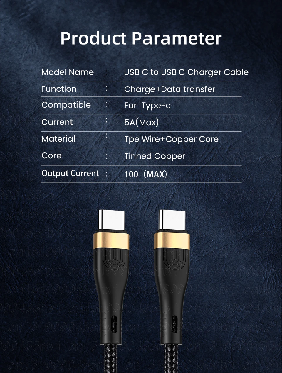 type of charger for android PD 100W USB C Cable for MacBook 2021 2020 5A Fast Charging Type C Cable For Xiaomi Samsung Data Wire Phone Charging Cable 1/2m new android charger