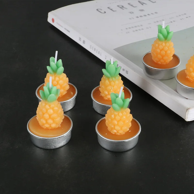 Новые бездымные ароматические свечи креативное моделирование ананас свечи