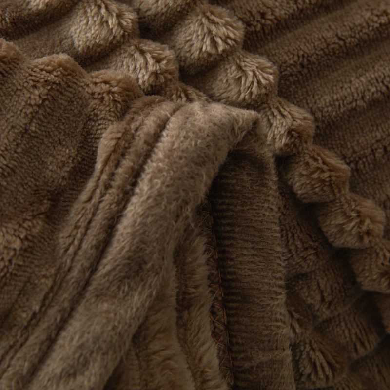 LREA коричневое одеяло для кроватей и дивана зимняя полярная ткань бросок украшение дома флис подтягивает комфортную кожу