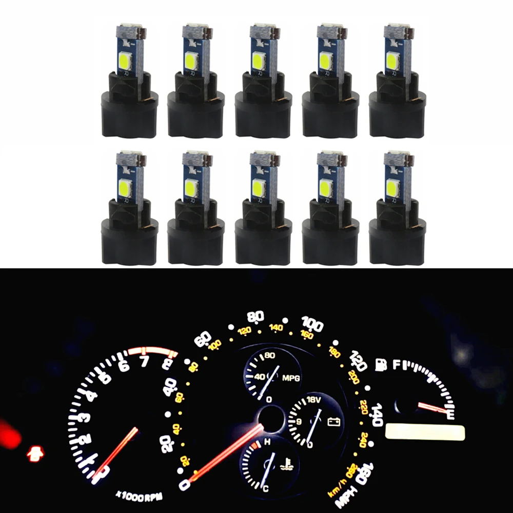 cciyu 20 Pack White T3 2-3014 SMD Neo Wedge LED Light Instrument Cluster Panel Lamps Gauge Bulbs cciyu 20 Pack White T3 2-3014 SMD Neo Wedge LED Light Instrument Cluster Panel Lamps Gauge Bulbs