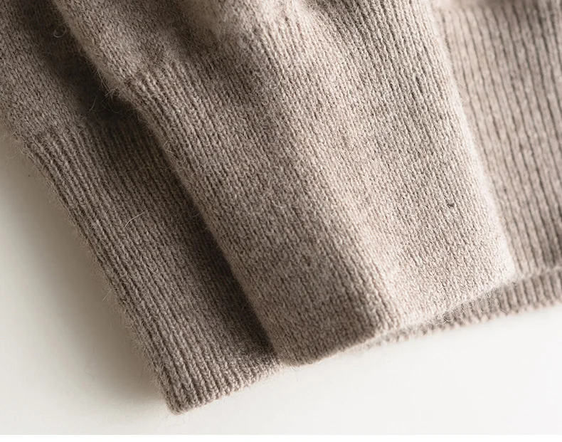 Зимний толстый мужской свитер из чистого кашемира, вязаный пуловер с длинным рукавом и круглым вырезом, повседневный теплый мягкий вязаный джемпер